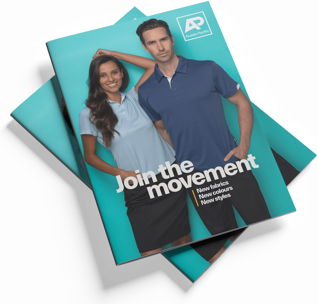 Aussie Pacific Catalogue, promotional apparel with custom embroidery Albury Wodonga