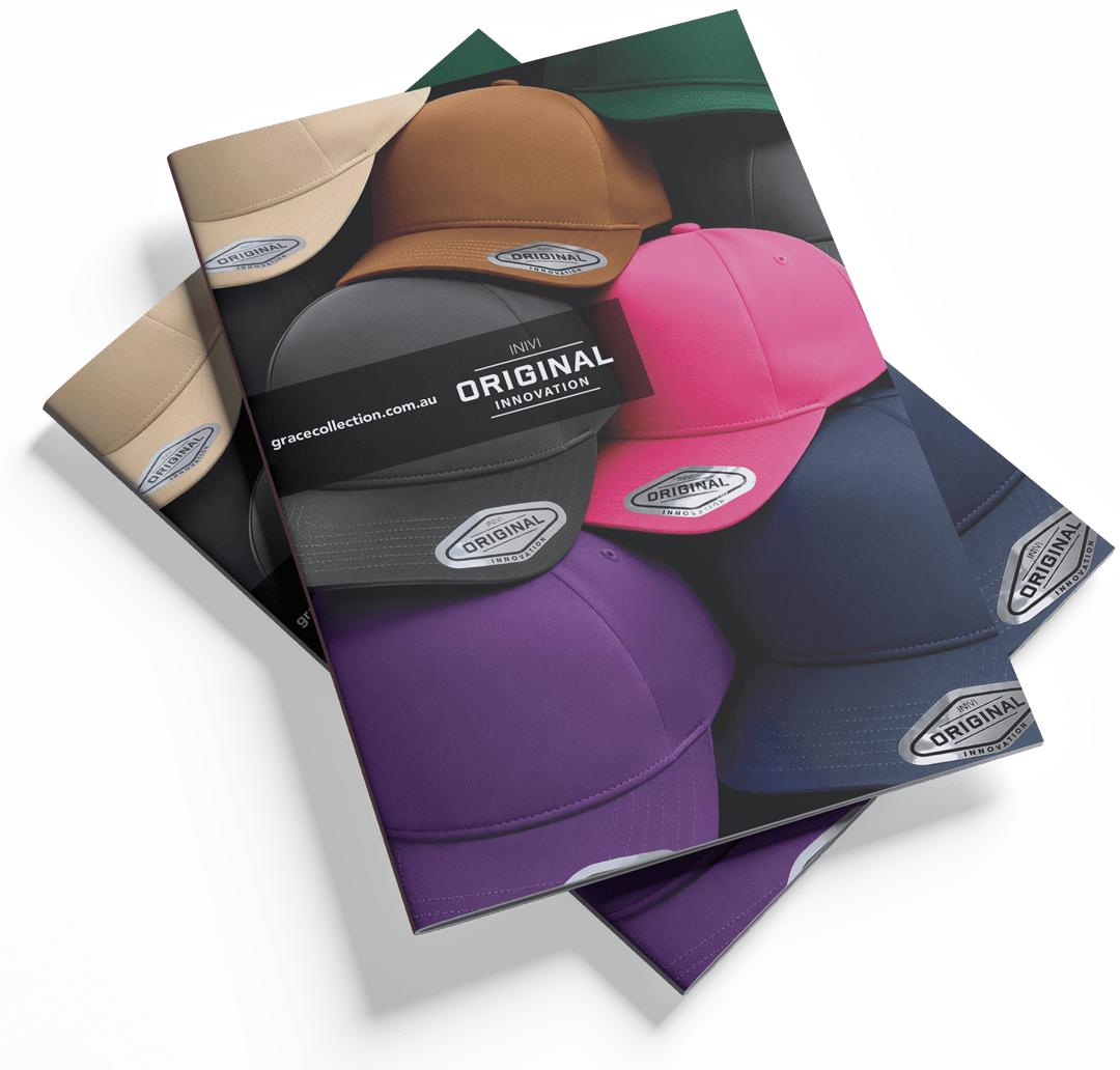 Grace Collection promotional caps and branded headwear Australia, Inivi, Caps, Catalogue, Albury Wodonga, Finer Embroidery