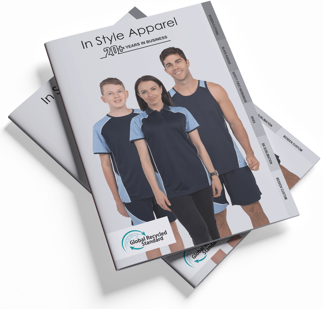 Instyle Apparel catalogue featuring custom teamwear uniforms and sublimated apparel for branding by Finer Embroidery
