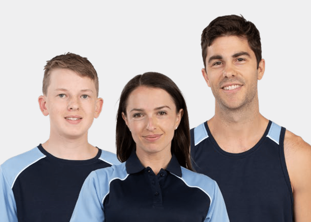 Custom team uniforms for schools and sports teams with embroidery by Finer Embroidery
