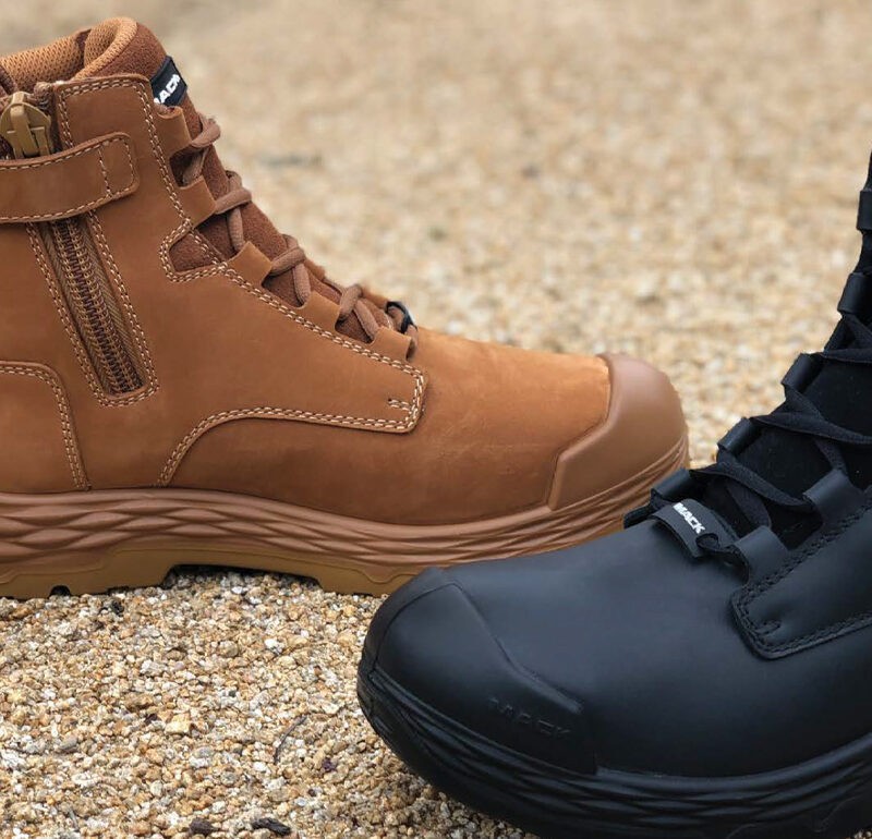 Mack boots and performance safety footwear designed for comfort and durability by Finer Embroidery Albury Wodonga