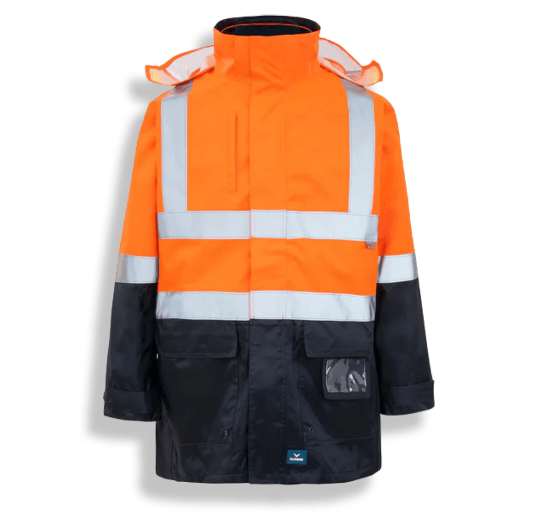 Rainbird waterproof work jacket with custom logo embroidery Albury Wodonga