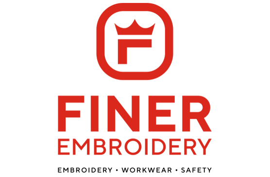 Finer Embroidery Logo Red